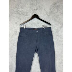 Alberto Mens Stone Dress Pants Size 34x34 Gray Modern Fit Ceramica Straight